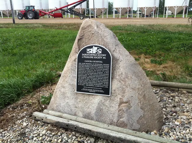 Canora Hospital historical marker